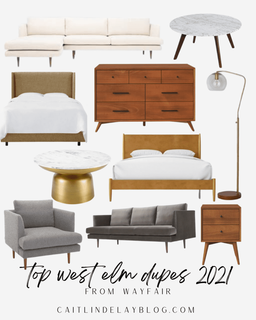 15 top west elm dupes of 2021 - Wayfair | Wal-Mart | All Modern | Amazon | Caitlin De Lay Blog