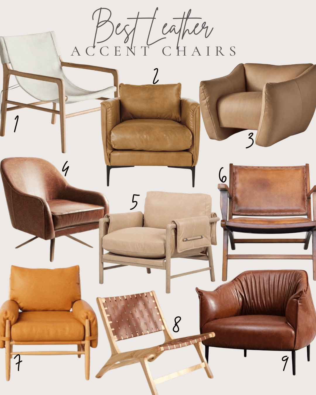 Snapshot of Textured Apartment Leather Accent Chair Design