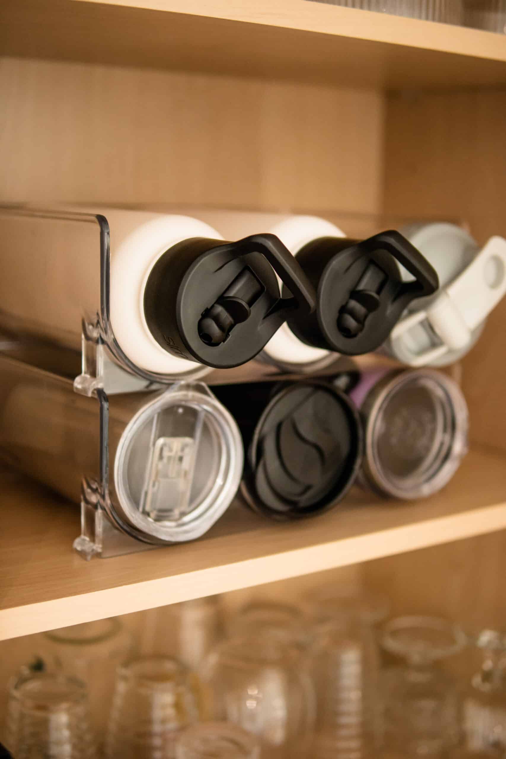 Smart Ways to Organize Water Bottles in Your Kitchen | Caitlin De Lay